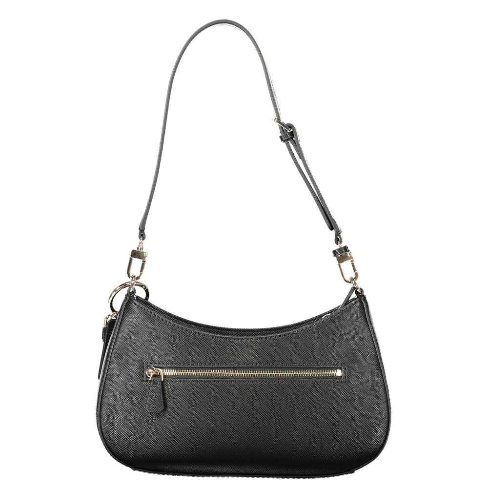 Sac à main noir en polyéthylène Guess