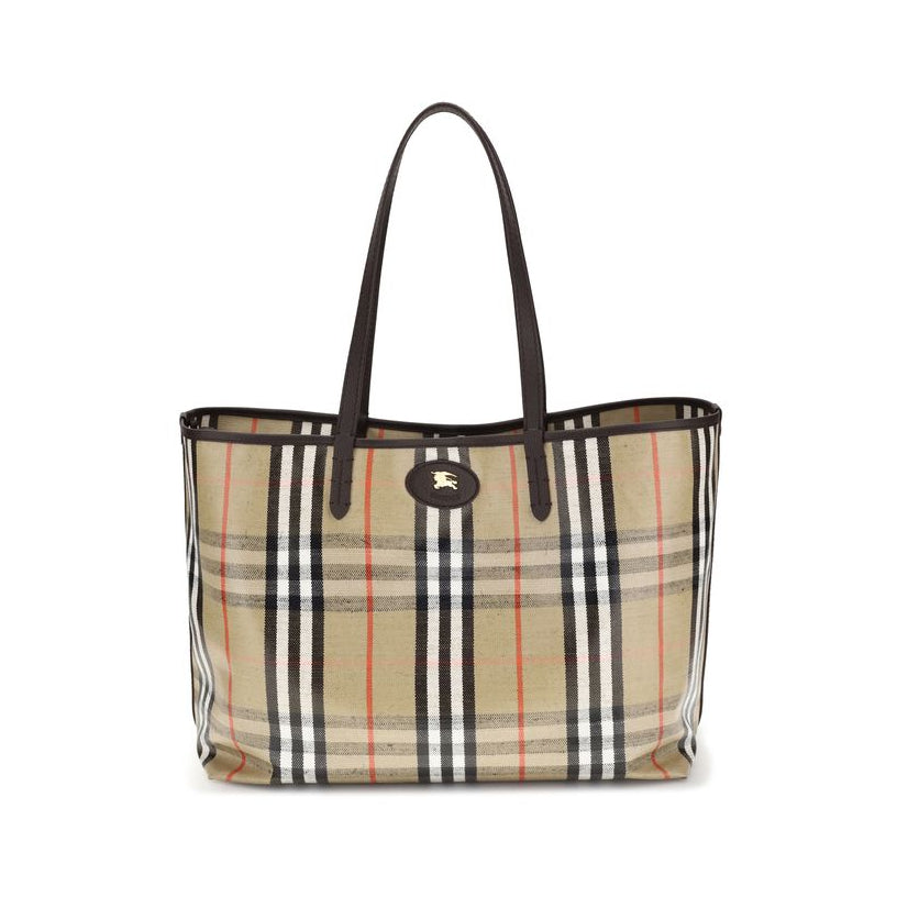 Sac à main cabas en coton Burberry