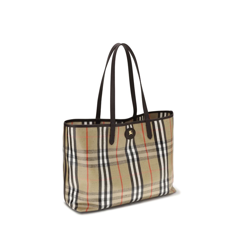 Sac à main cabas en coton Burberry