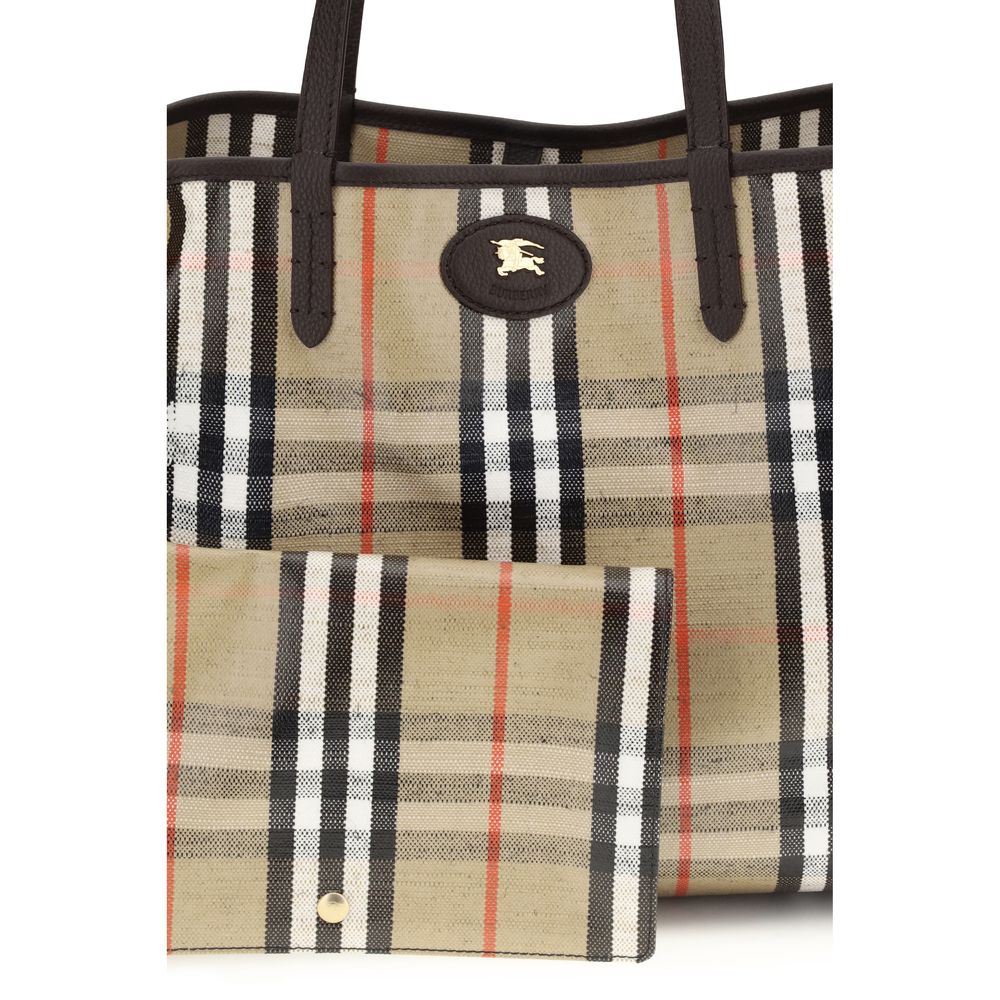 Sac à main cabas en coton Burberry