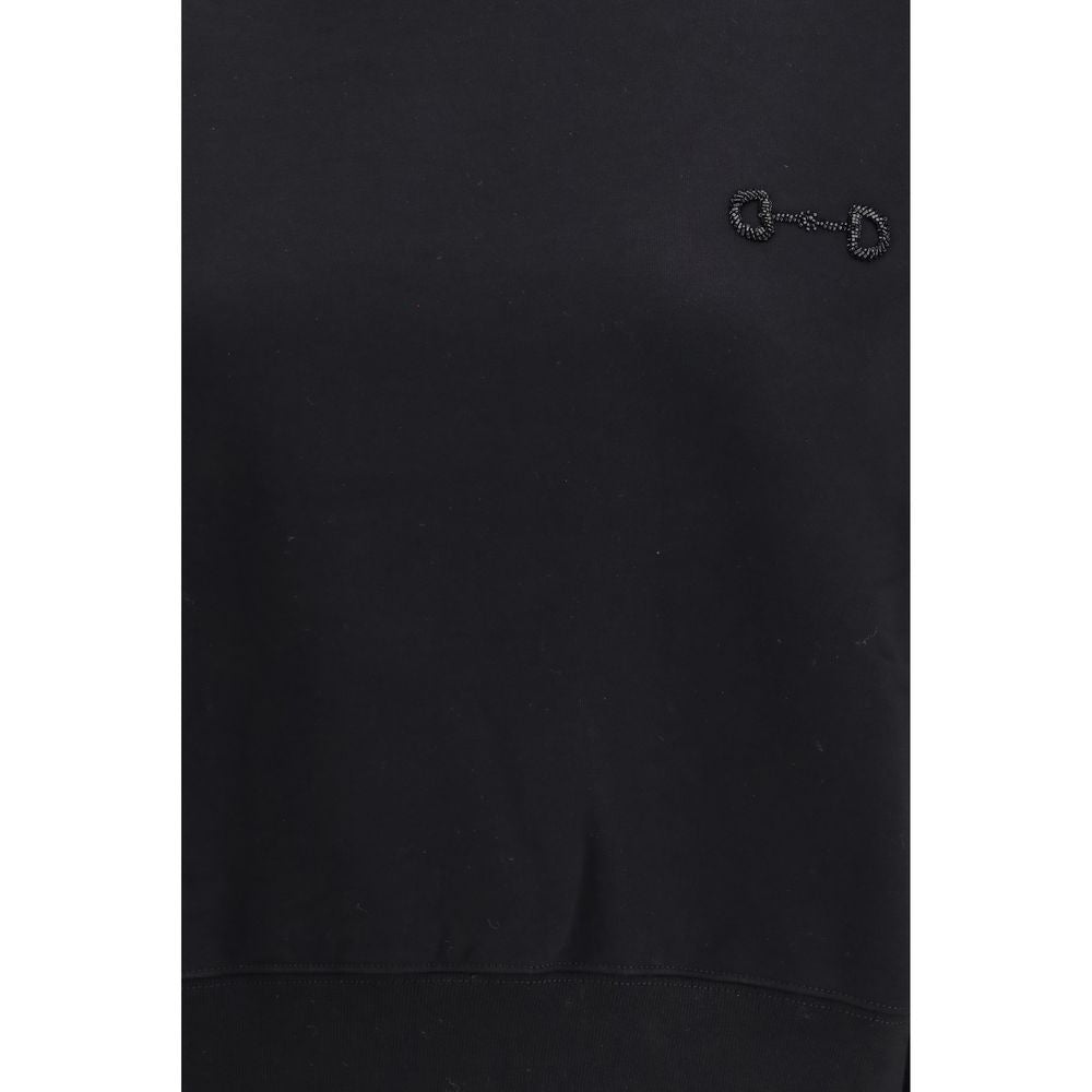 Sweat en coton noir Gucci