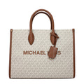 Bolso tote de tela beige Michael Kors