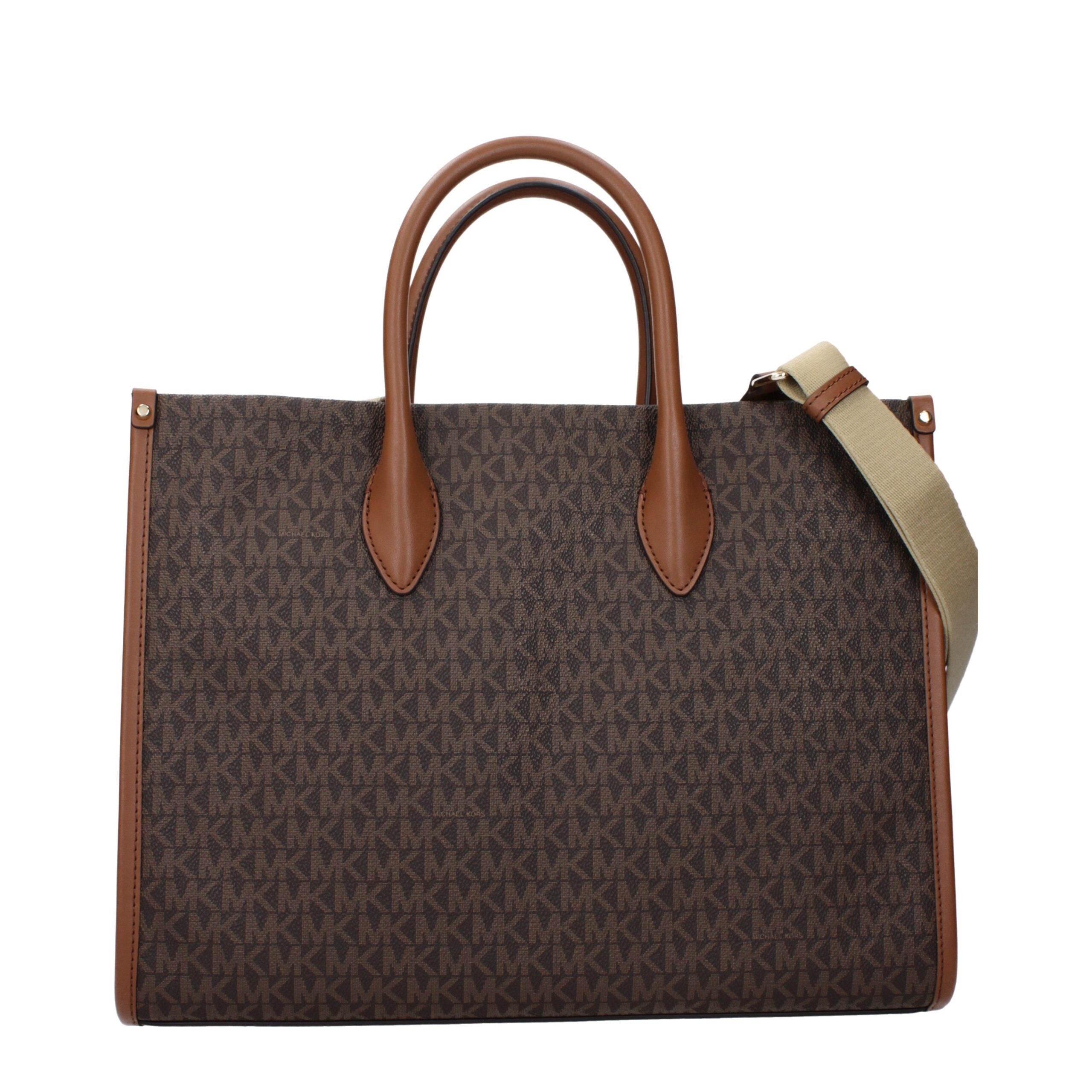 Sac à main en tissu marron Michael Kors