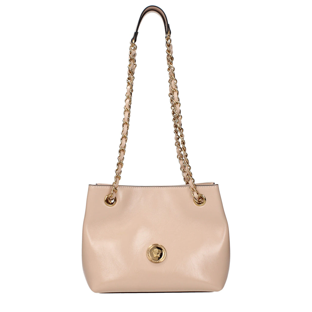 Sac bandoulière en cuir rose Versace