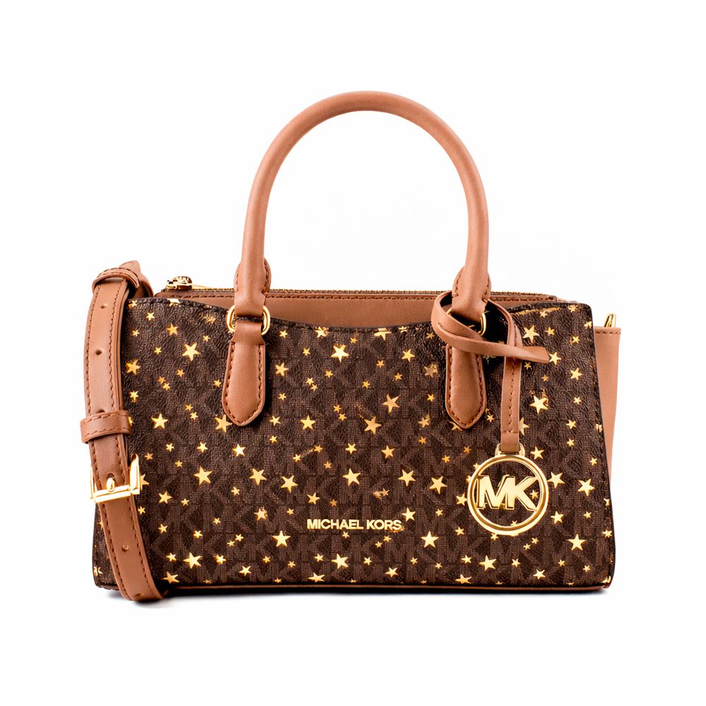 Sac à main en toile marron Michael Kors
