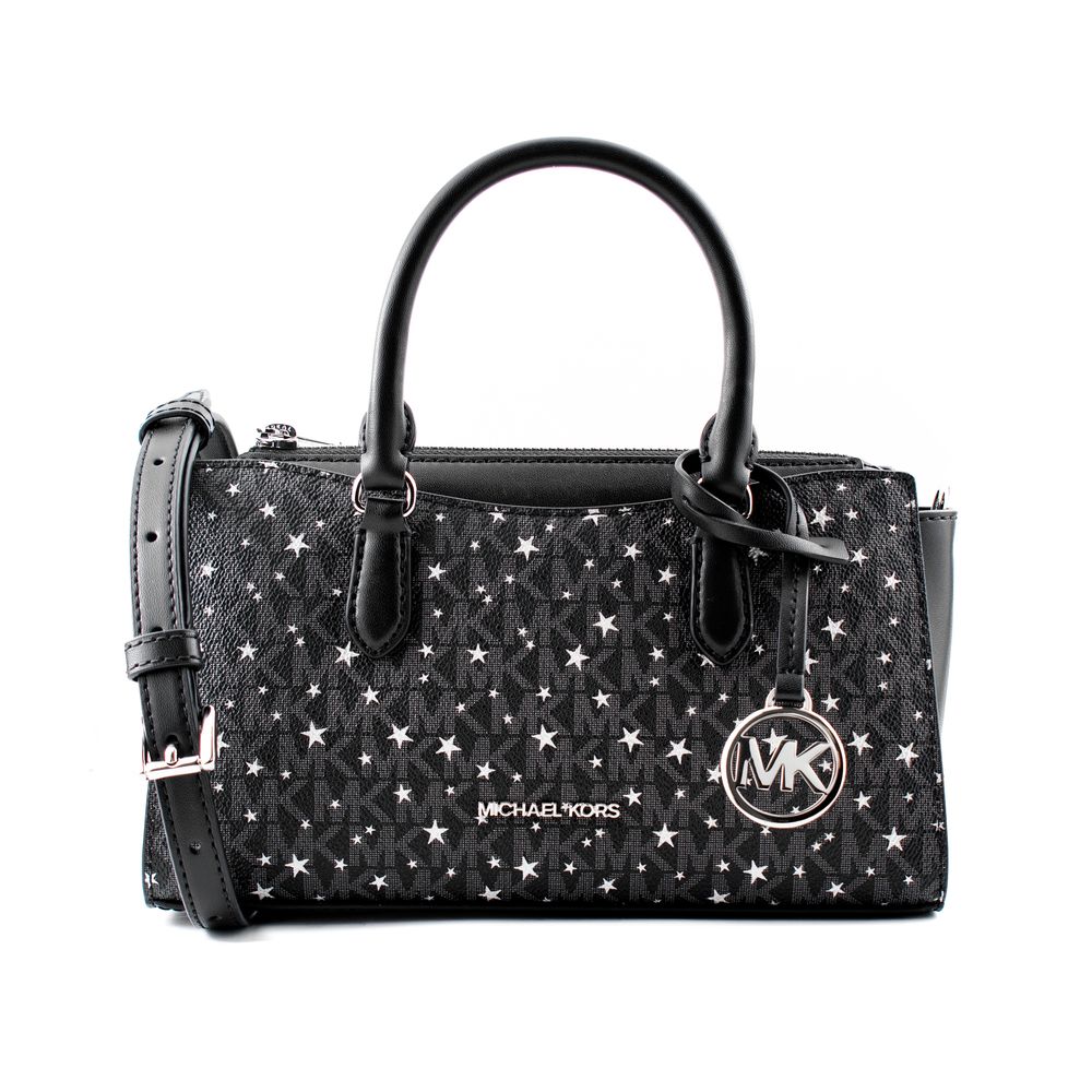 Sac à main en toile noire Michael Kors