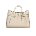 Sac à main en polyuréthane beige Guess