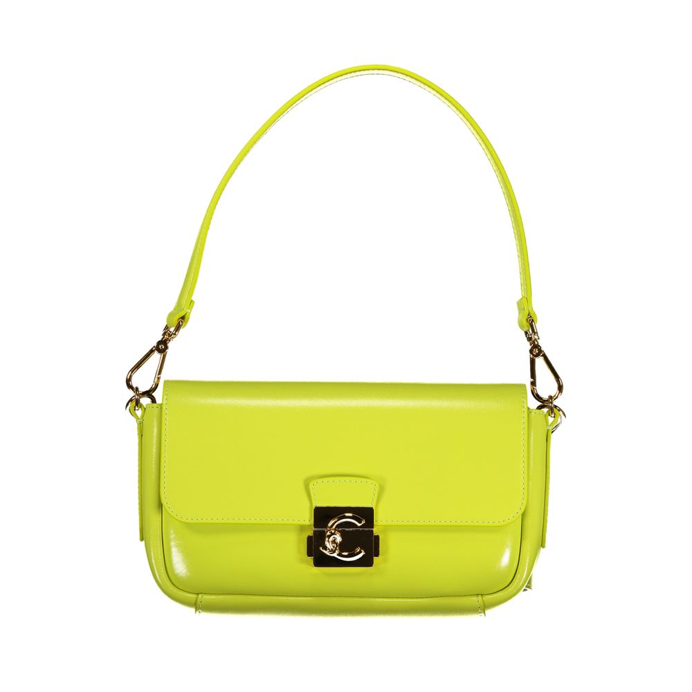 Sac à main en cuir vert Coccinelle