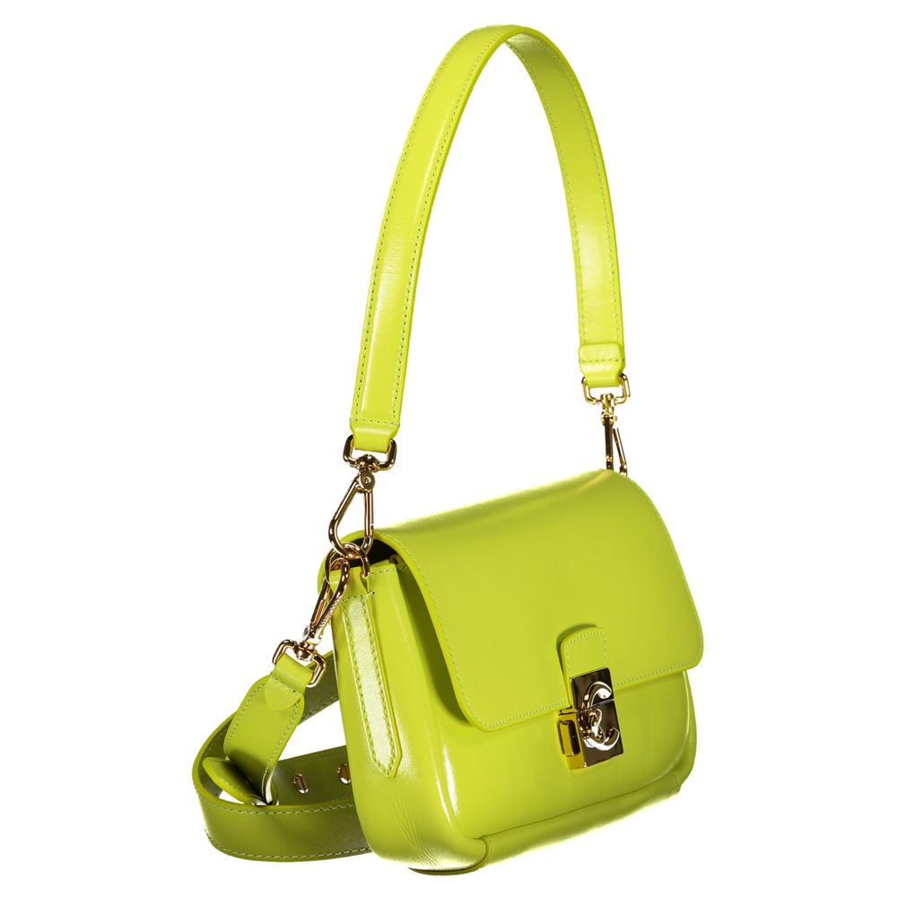 Sac à main en cuir vert Coccinelle