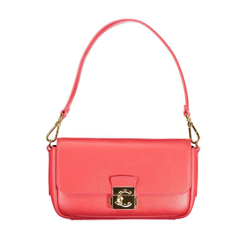 Sac à main en cuir rouge Coccinelle