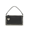Sac bandoulière Bos Taurus en cuir de veau noir Valentino Garavani