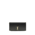 Sac bandoulière Bos Taurus en cuir de veau noir Yves Saint Laurent