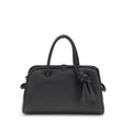 Sac à main Bos Taurus en cuir de veau noir Jacquemus