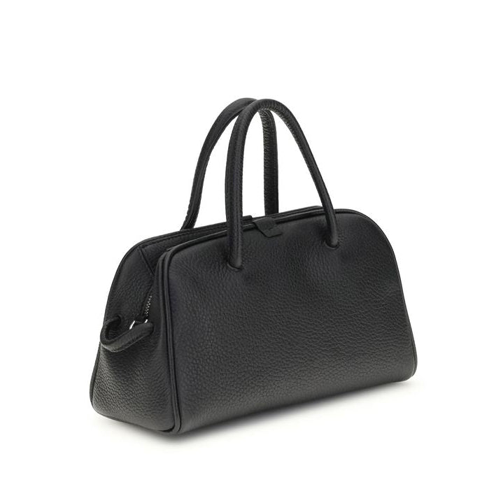 Sac à main Bos Taurus en cuir de veau noir Jacquemus