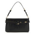 Sac bandoulière Bos Taurus en cuir de veau noir Pinko