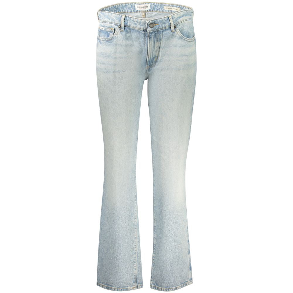 Jean droit en coton bleu Guess Jeans