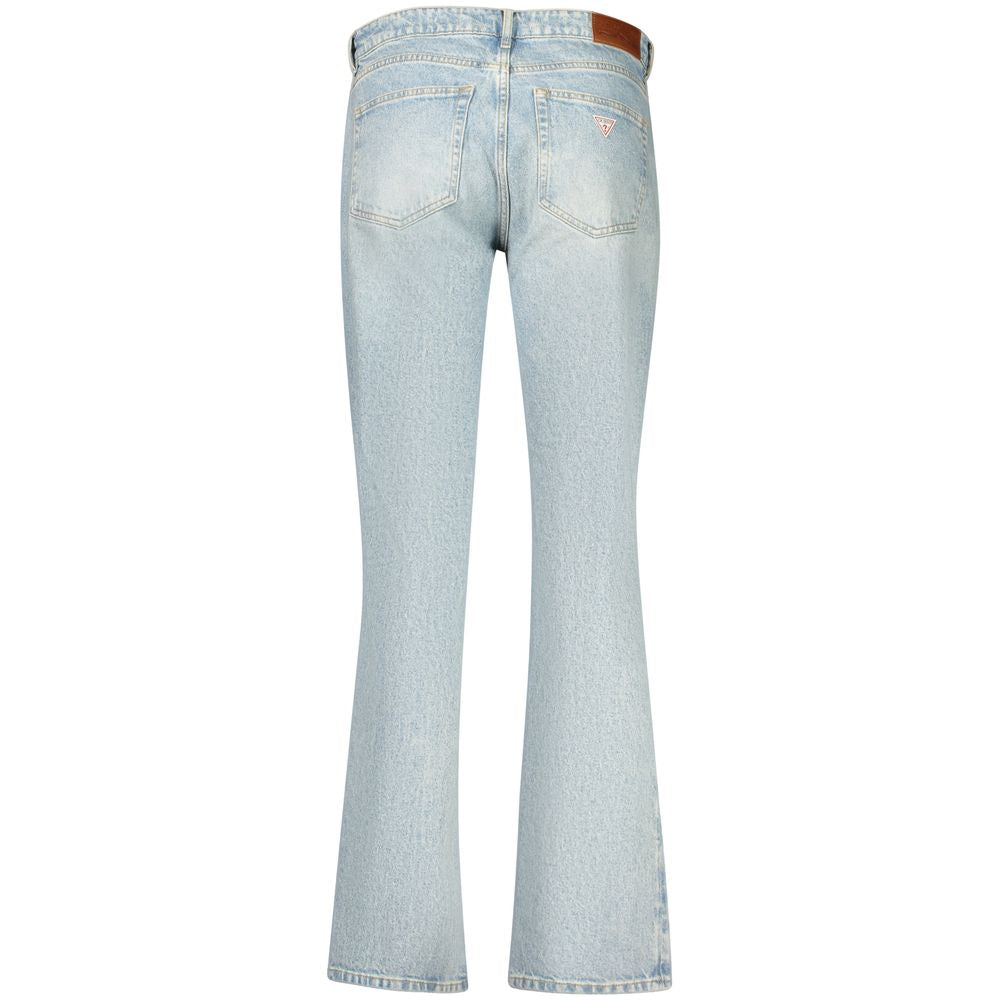 Jean droit en coton bleu Guess Jeans