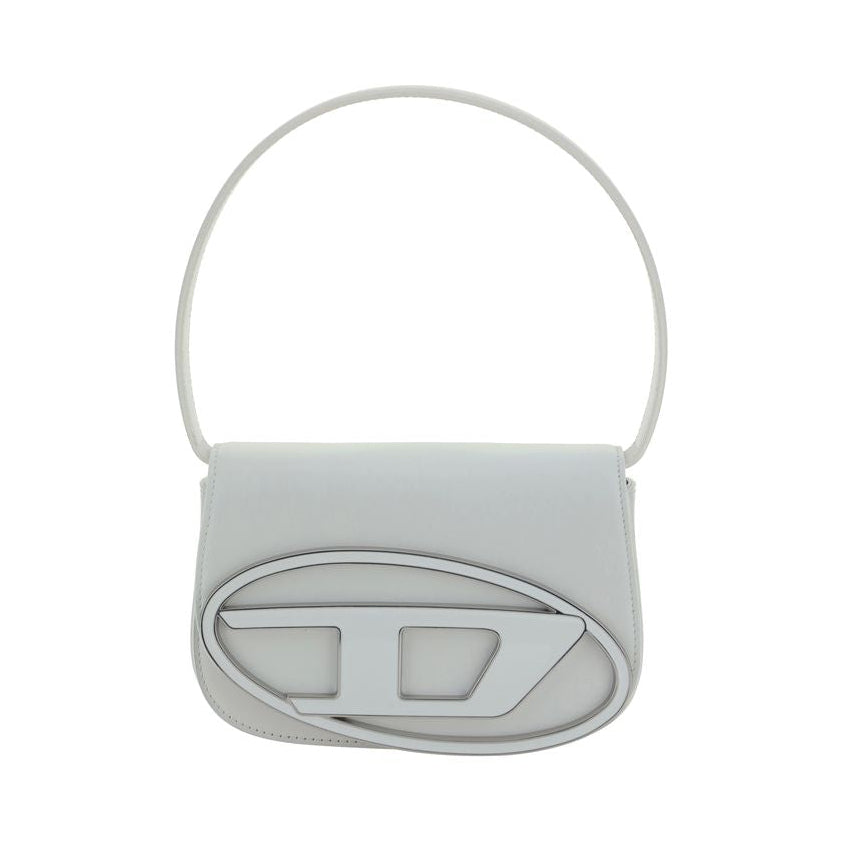 Sac bandoulière Bos Taurus en cuir de veau blanc Diesel