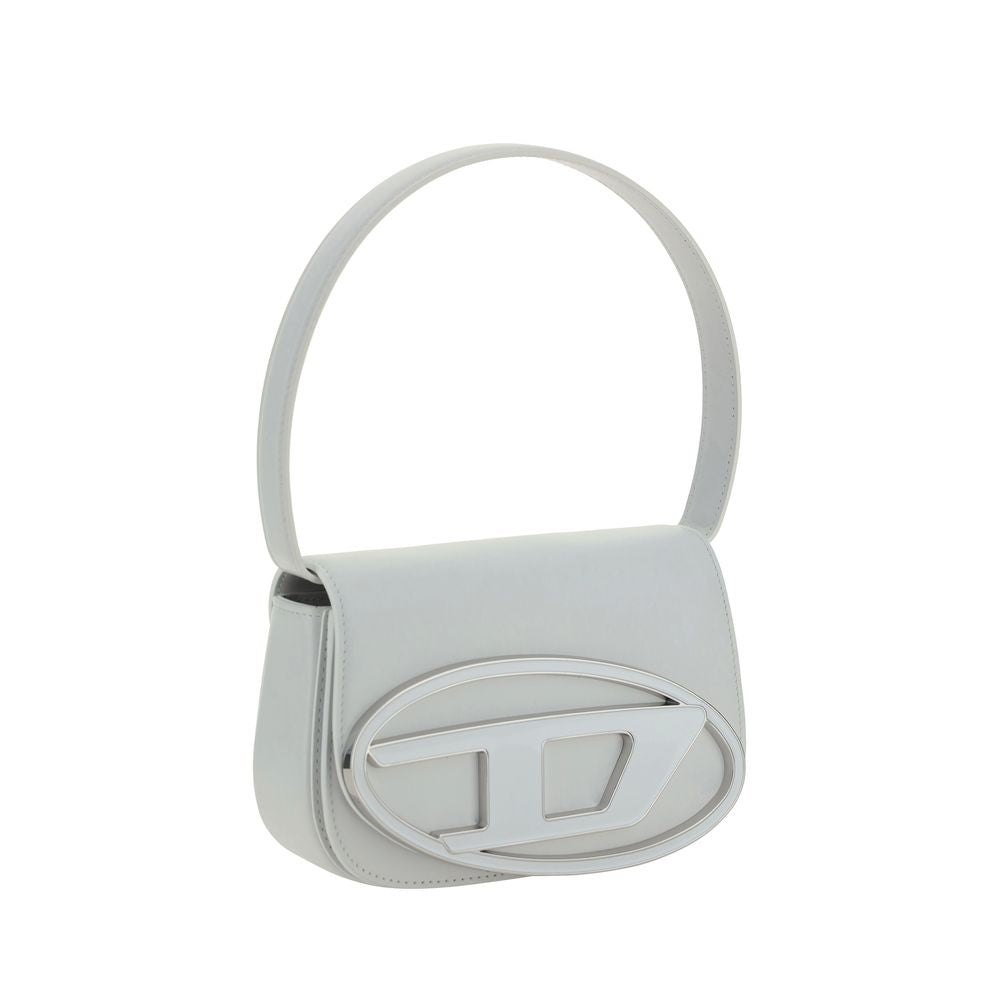 Sac bandoulière Bos Taurus en cuir de veau blanc Diesel