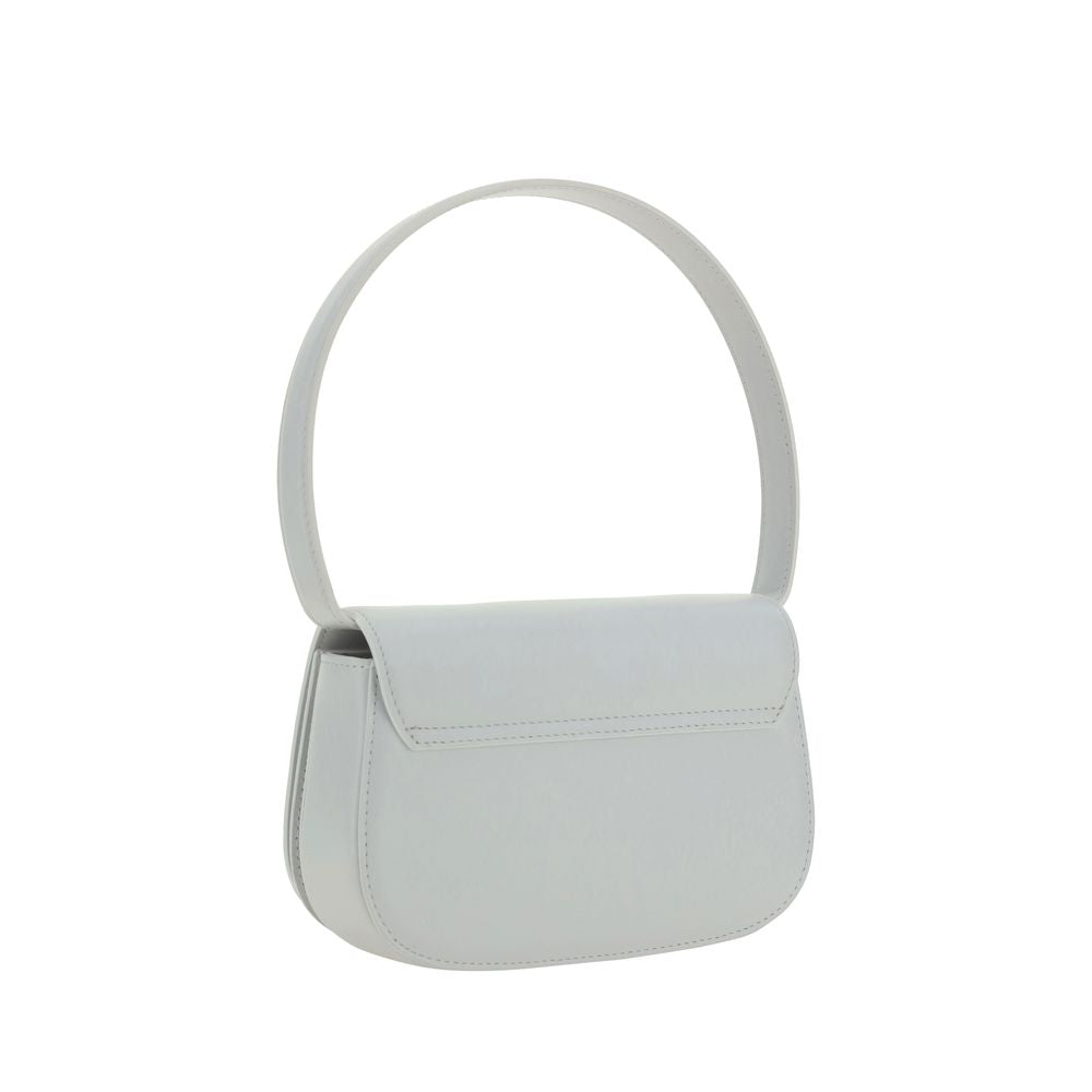 Sac bandoulière Bos Taurus en cuir de veau blanc Diesel