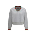 Sweat gris en coton Gucci