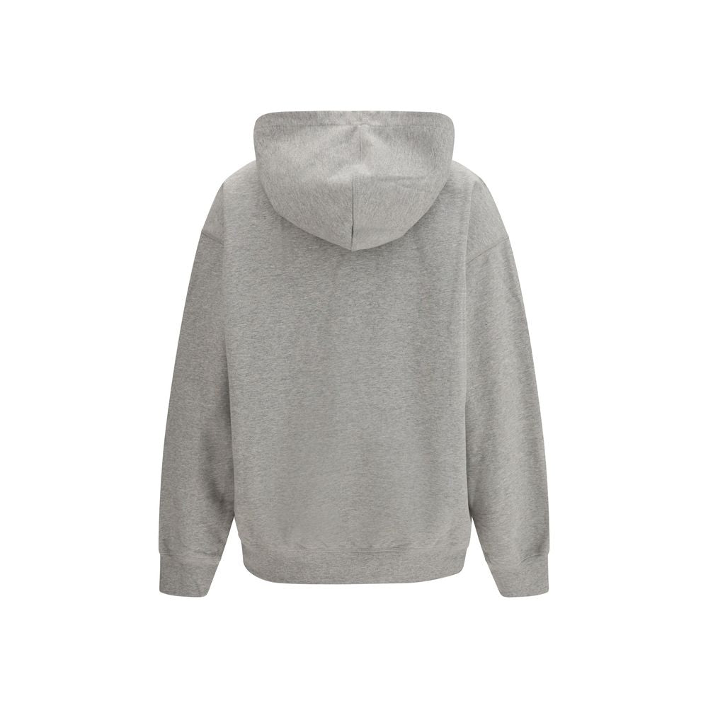 Sweat gris en coton Ganni