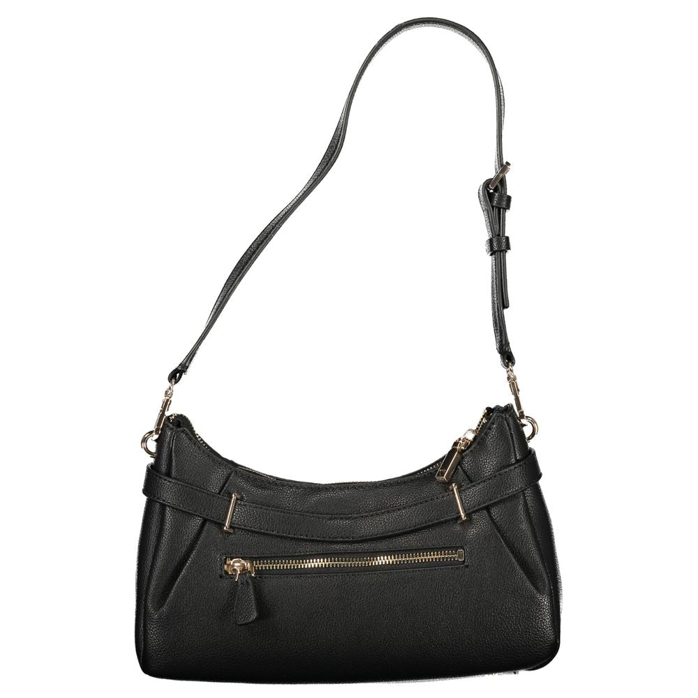 Sac à main en polyuréthane noir Guess