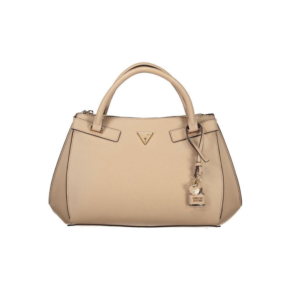 Sac à main rose en polyuréthane Guess
