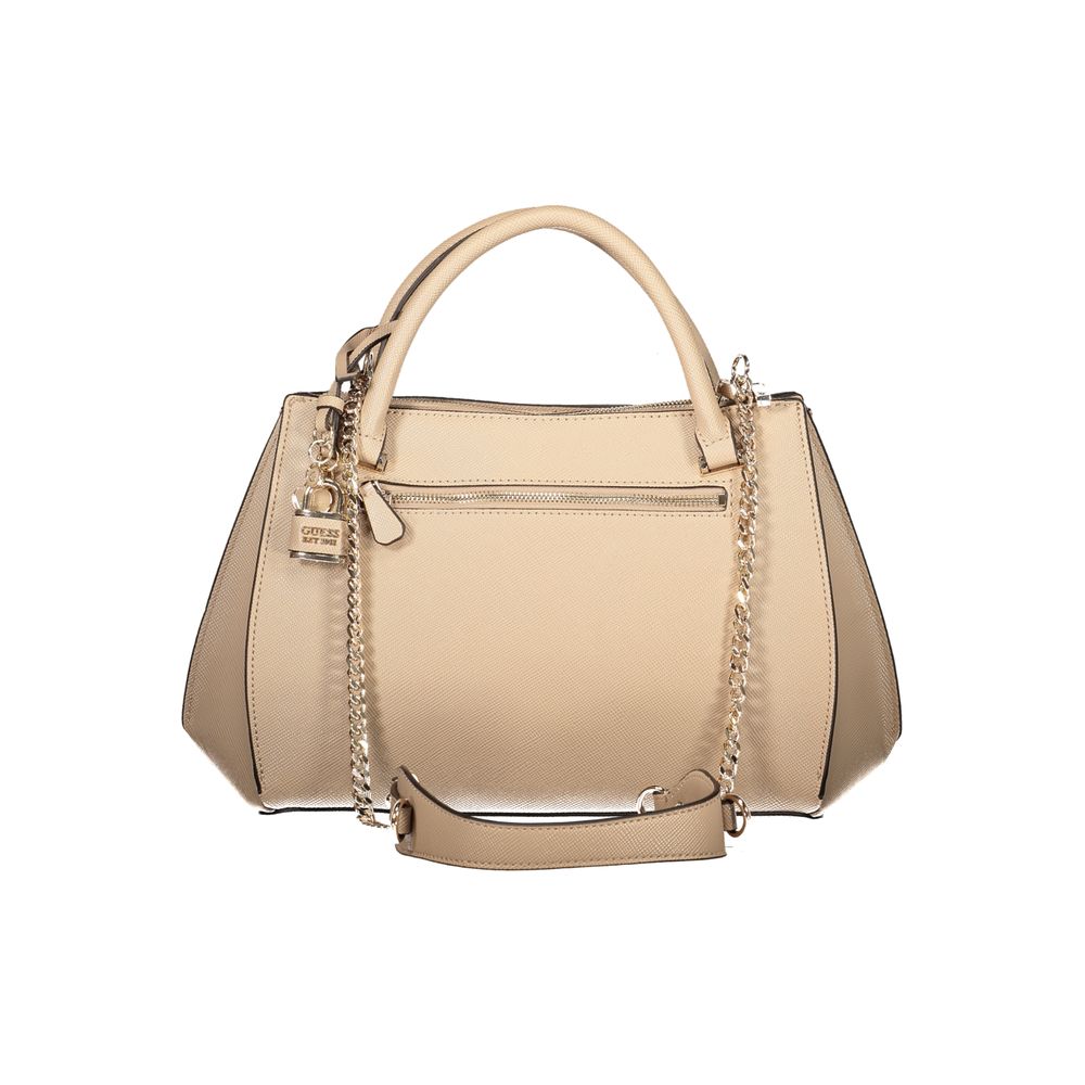Sac à main rose en polyuréthane Guess