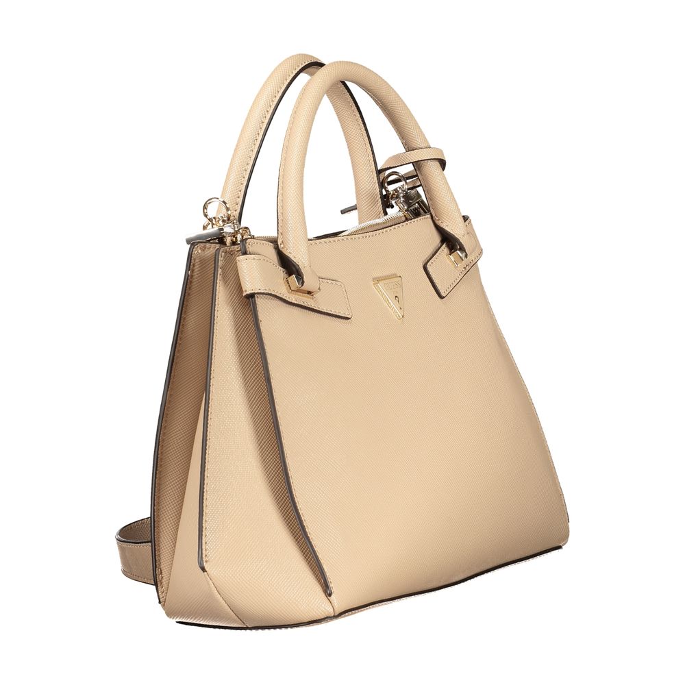 Sac à main rose en polyuréthane Guess