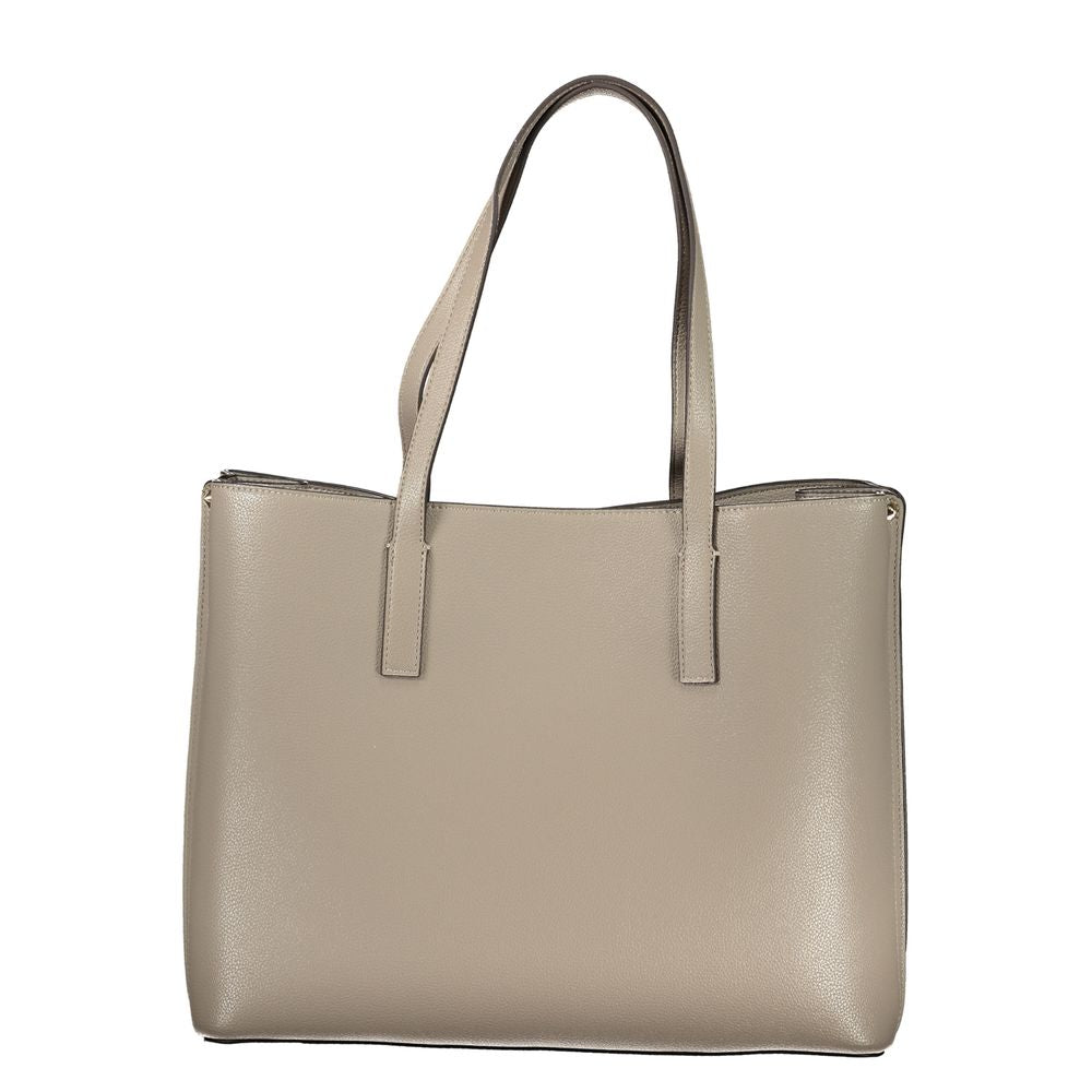 Sac à main en polyuréthane gris Guess