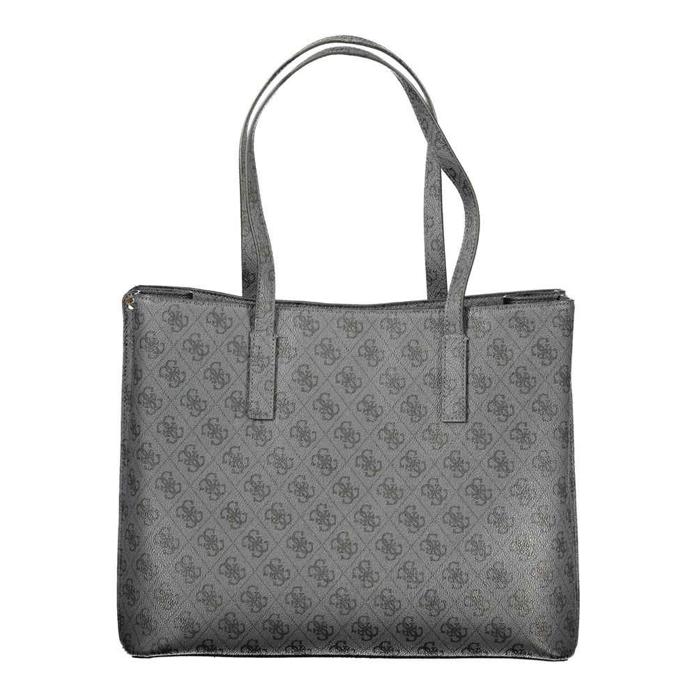 Sac à main en polyuréthane noir Guess