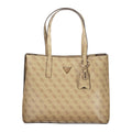 Sac à main en polyuréthane beige Guess