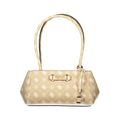 Sac à main en polyuréthane beige Guess