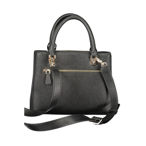 Bolso de mano Guess de poliuretano negro para mujer