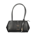Sac bandoulière en polyuréthane noir Guess