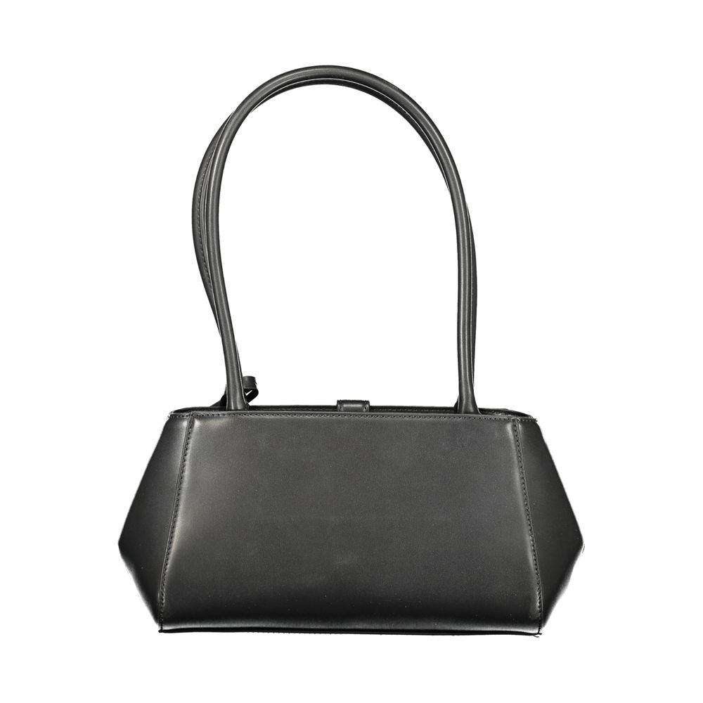 Sac bandoulière en polyuréthane noir Guess