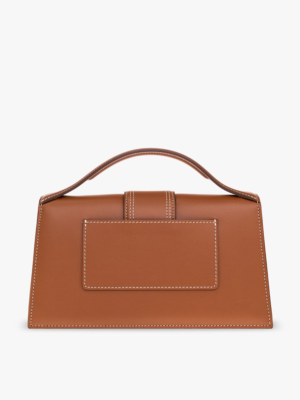Sac à main Le Grand Bambino en cuir marron clair Jacquemus