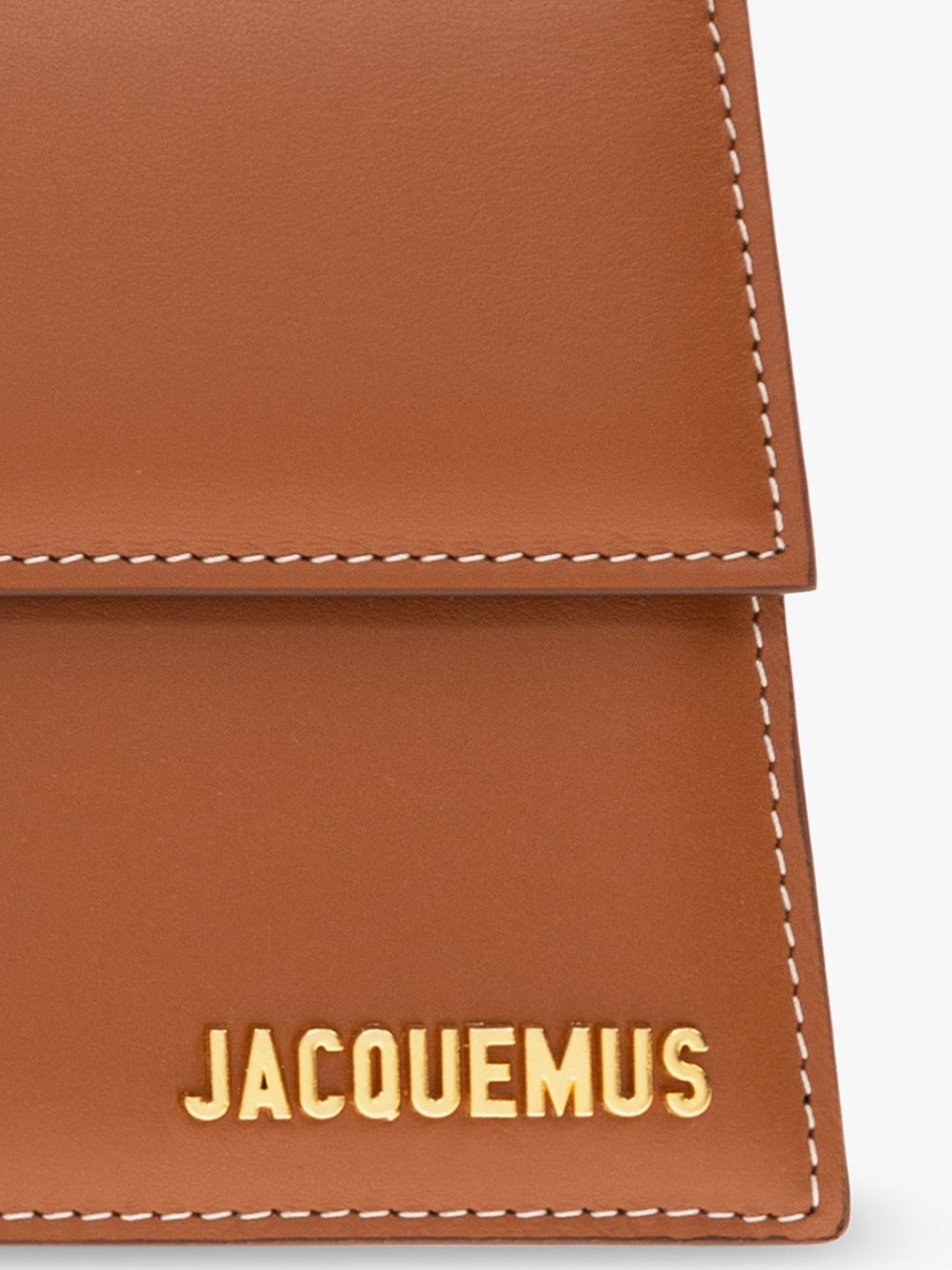 Sac à main Le Grand Bambino en cuir marron clair Jacquemus