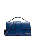 Bolso de mano Le Grand Bambino de piel en azul marino oscuro de Jacquemus