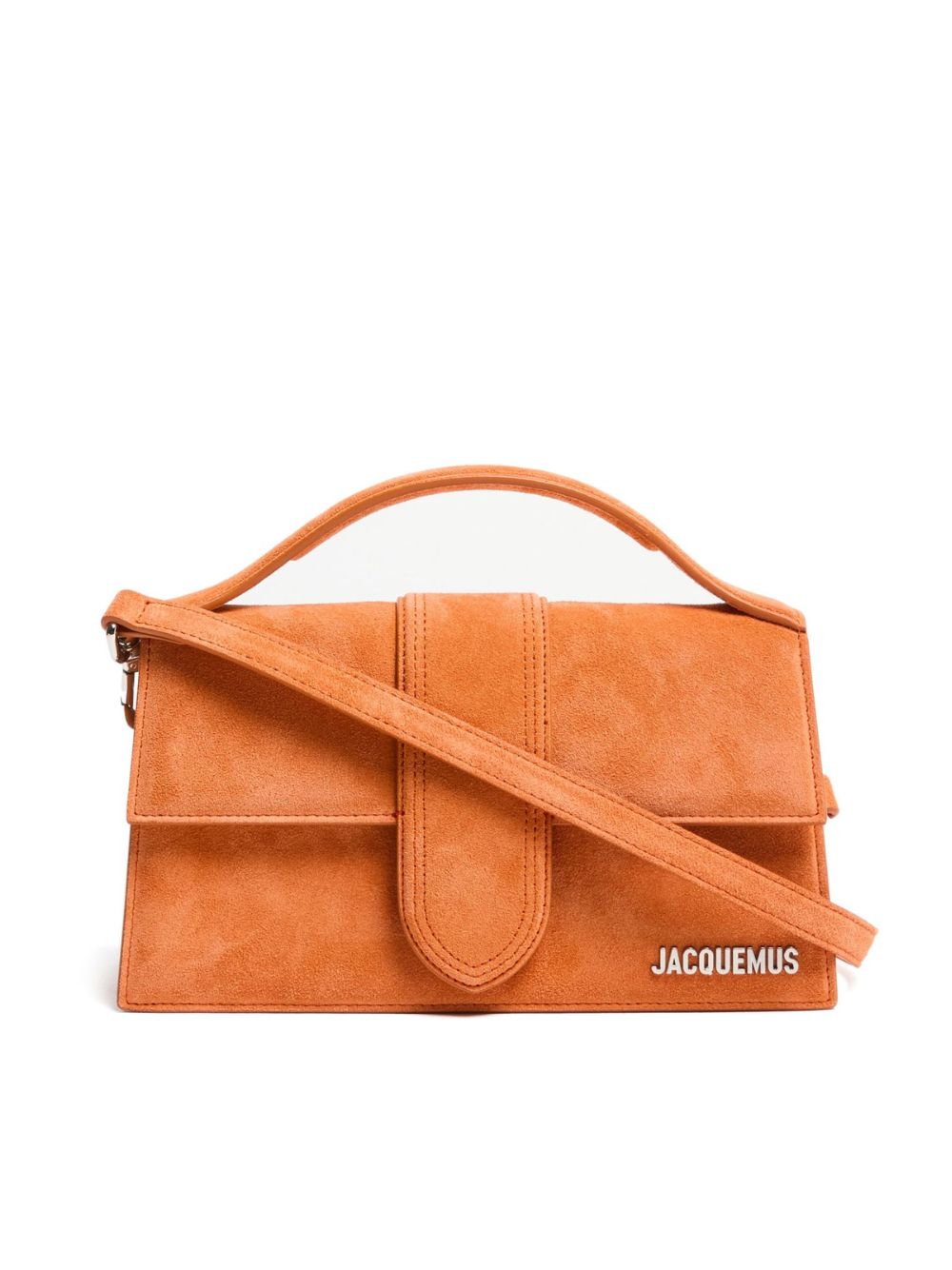Sac à main Le Grand Bambino en cuir terre cuite Jacquemus