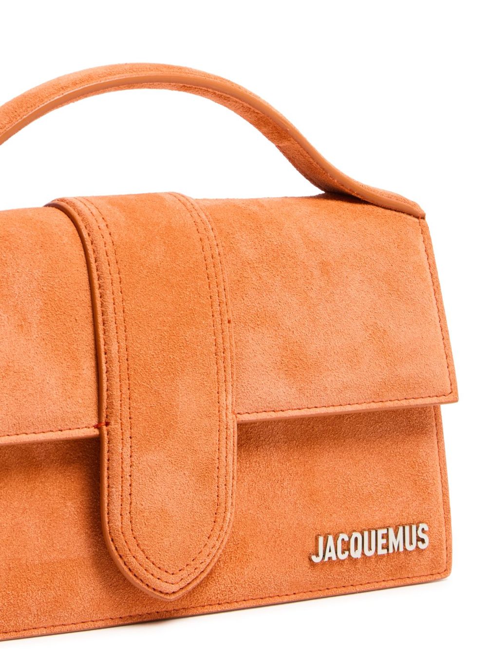 Sac à main Le Grand Bambino en cuir terre cuite Jacquemus