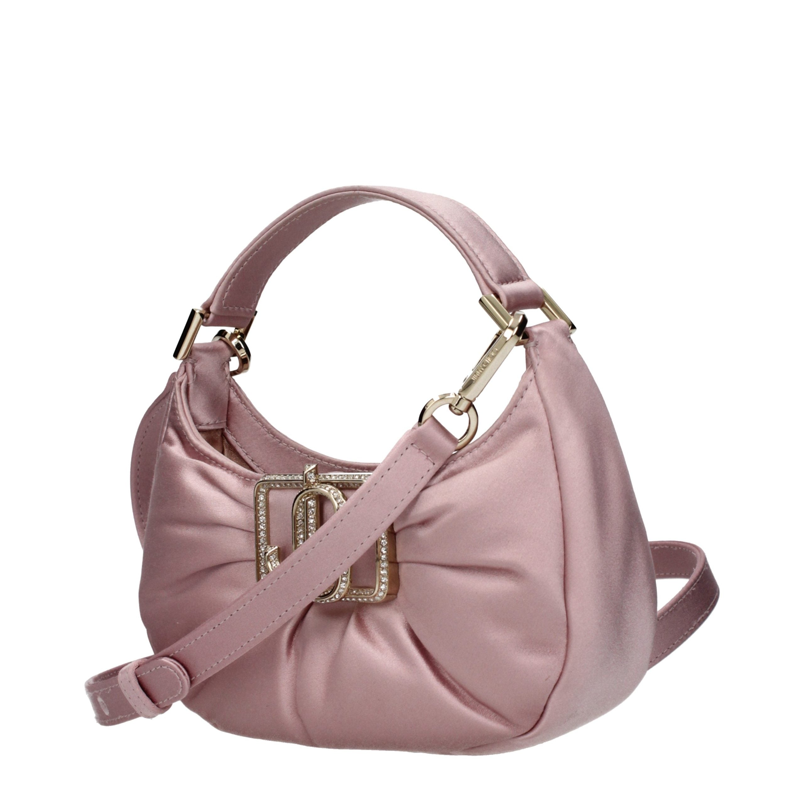 Sac à main en satin rose Jimmy Choo