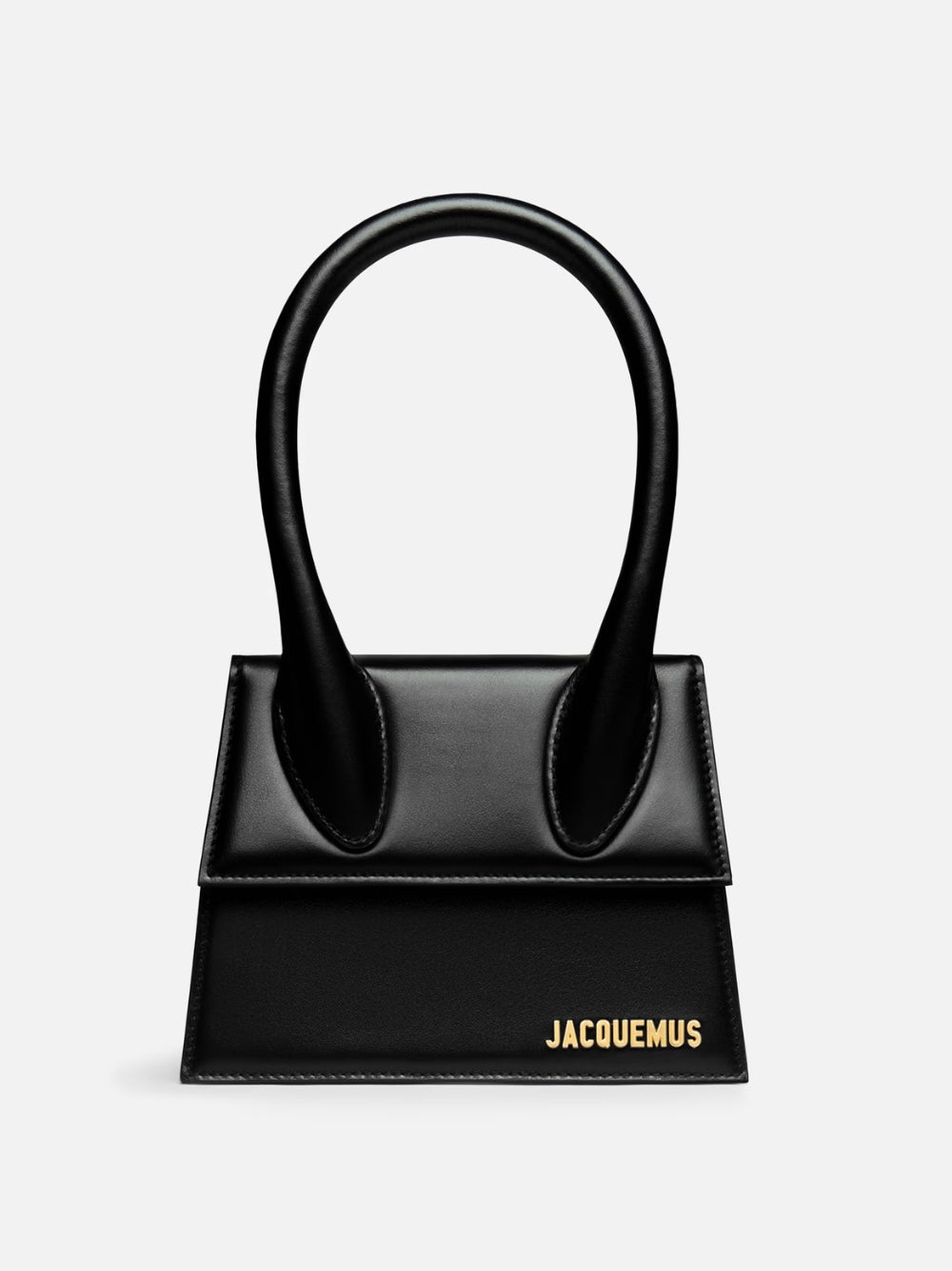 Sac Le Chiquito moyen en cuir noir Jacquemus