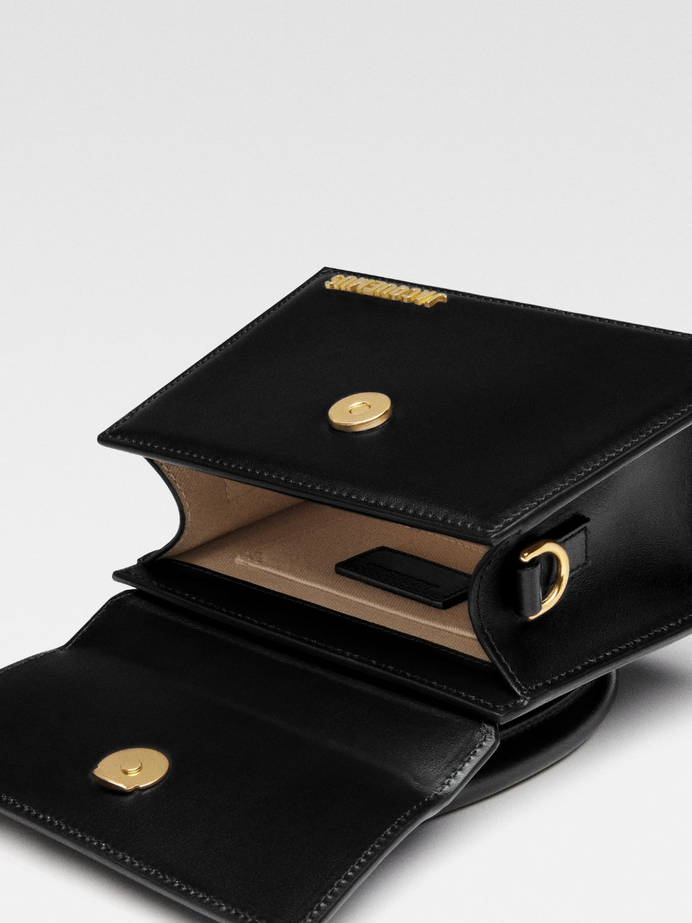 Sac Le Chiquito moyen en cuir noir Jacquemus