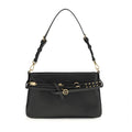 Bolso de hombro Pinko Bos Taurus de piel de ternera negra