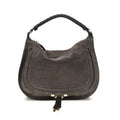 Sac bandoulière Bos Taurus en cuir de veau marron Chloé