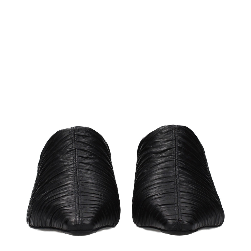 Escarpins à talons moyens en cuir noir Jimmy Choo