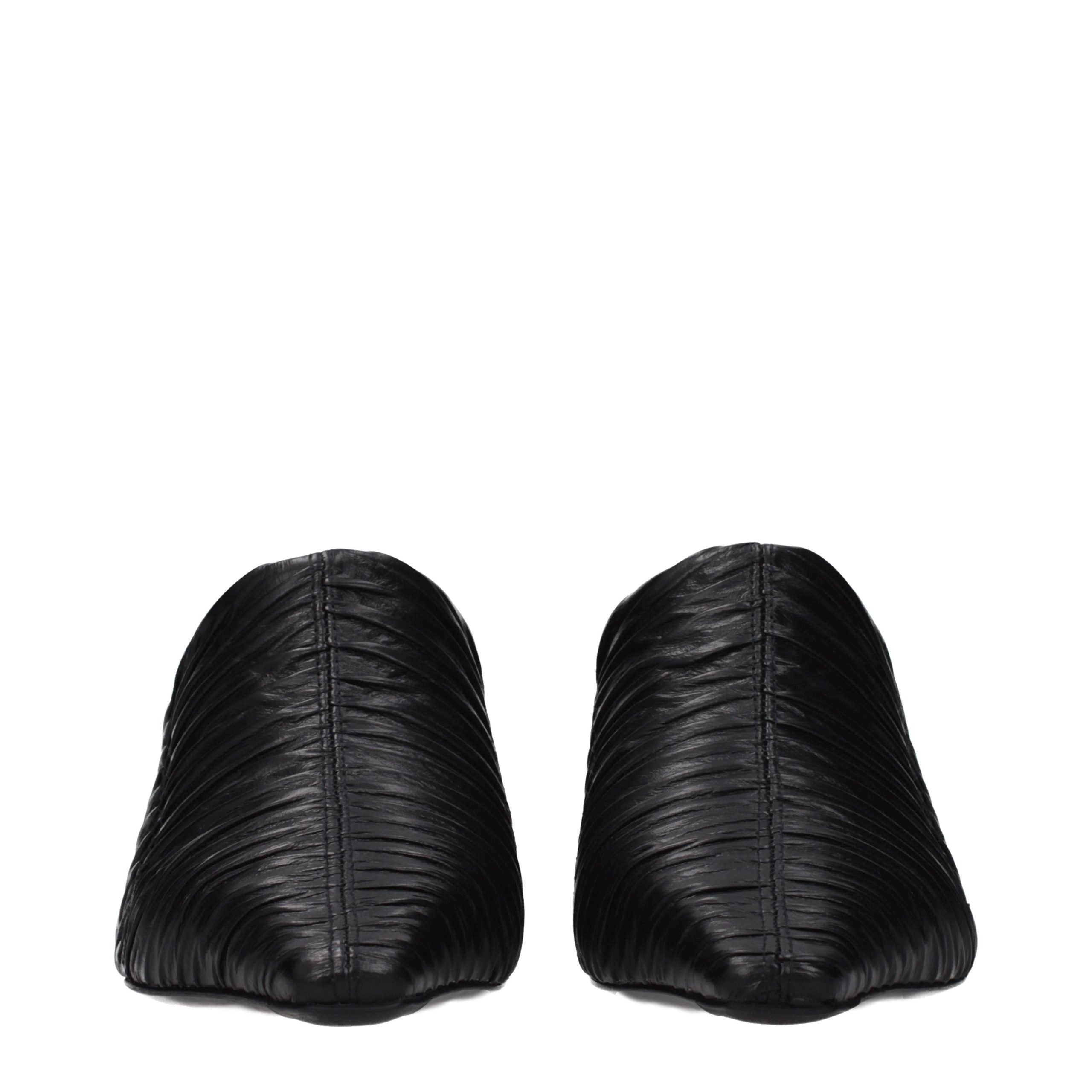 Escarpins à talons moyens en cuir noir Jimmy Choo