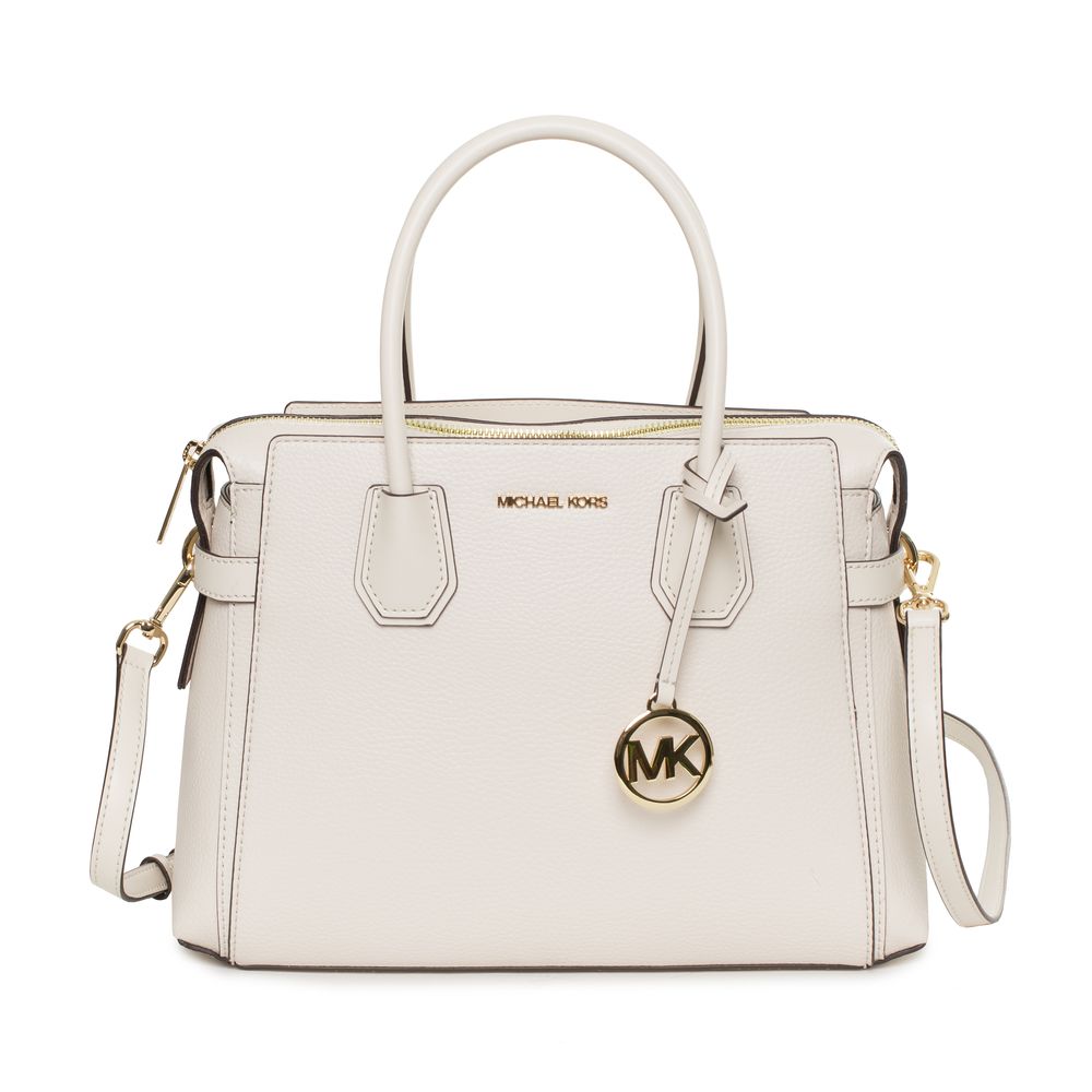 Sac à main en cuir beige Michael Kors